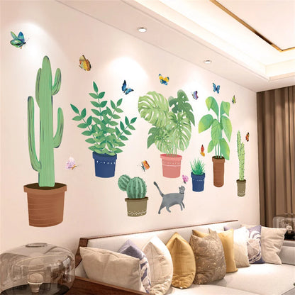 Flowers and Butterfly Wall Decal | Home Decor by HomeDecorDecals.