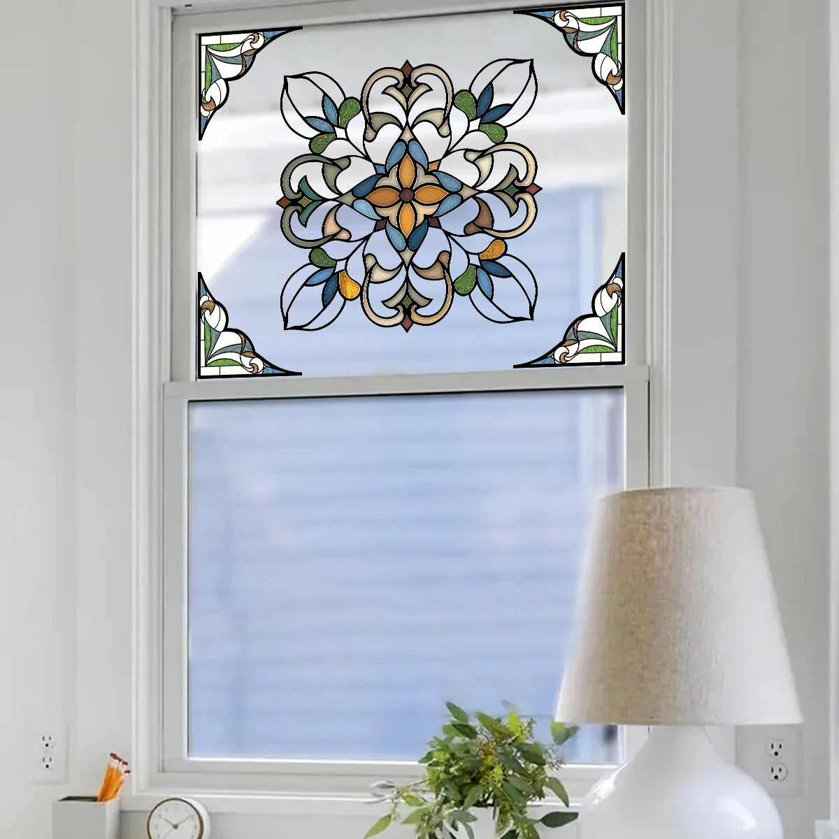 Close-up view of Moroccan Style Geometric Patterns Wall Decal | Home Decor by HomeDecorDecals.