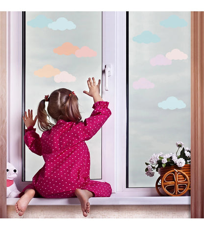 Colorful Cloud Peel Rainbow Stick Wall Decals Self-Adhesive DIY Decor Bedroom Wallpaper Living Room Baby's Home Wall Stickers-HomeDecorDecals_com