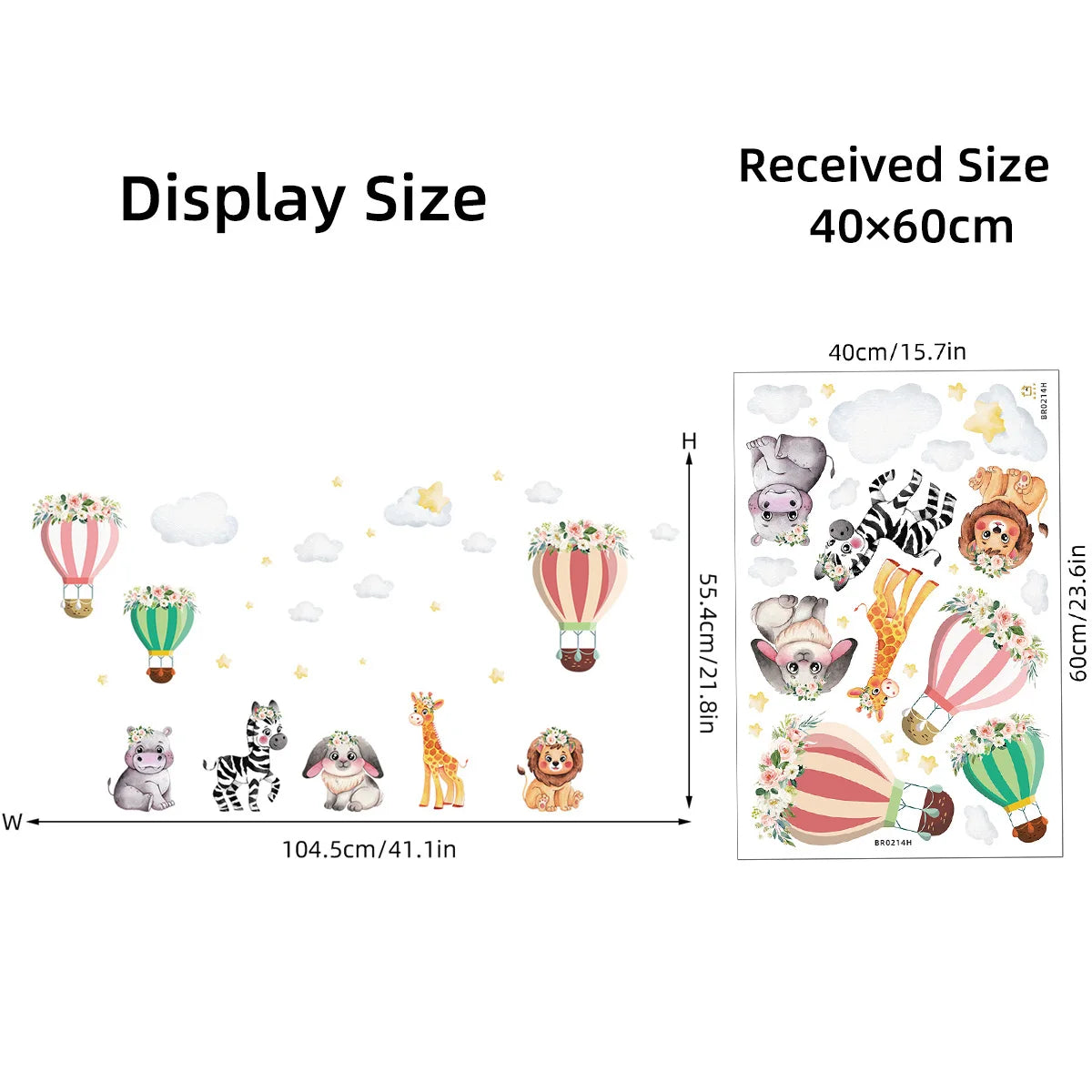 Cartoon Planet Rocket Height Measurement Wall Stickers for Kids Room Baby Boy Room Height Roller Grow Up Chart Wall Decals Mural-HomeDecorDecals_com