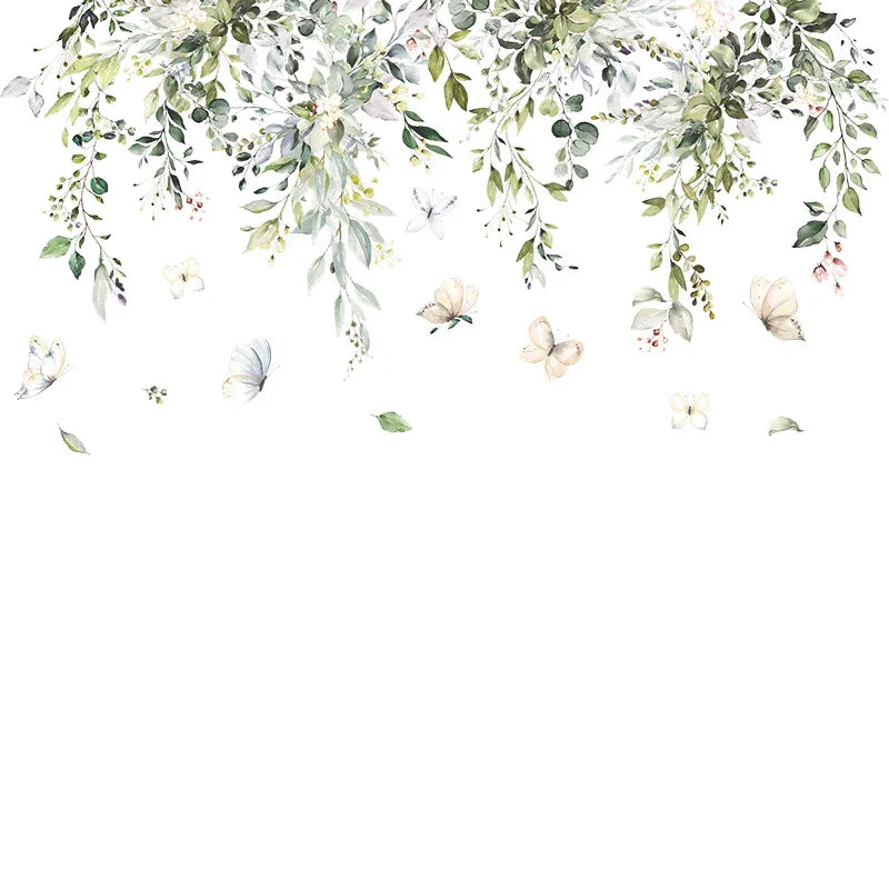 Additional view of Branch and Butterflies Removable Wall Decal | Home Decor by HomeDecorDecals.