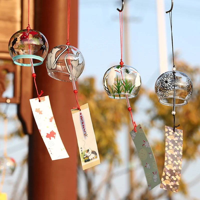 Stained Glass Wind Chimes Small Golden Fish Wind Chimes Can DIY Hand-painted Outdoor Hanging Ornaments Birthday Gift Crafts-HomeDecorDecals_com