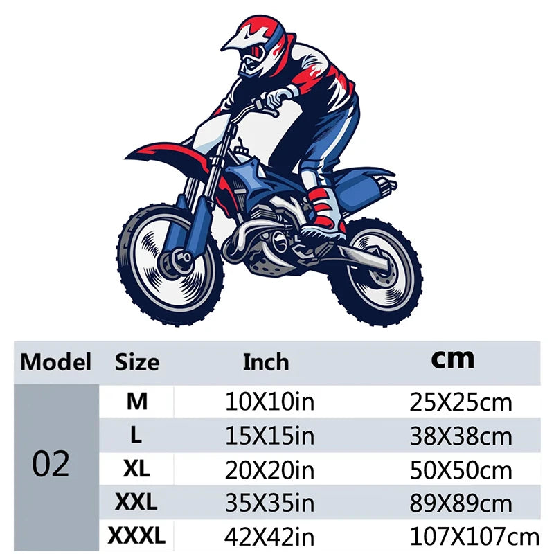Motocross Dirt Bike Wall Decal Boys Bedroom Playroom Home Decoration Motorbike Extreme Sport Art Window Sticker Mural-HomeDecorDecals_com