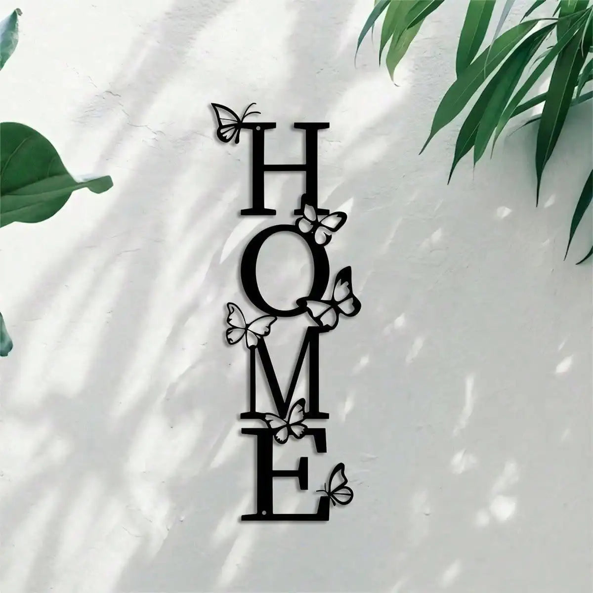 HOME Text and Butterfly Wall Decal | Home Decor by HomeDecorDecals.