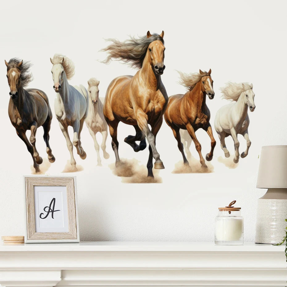 Running Horse Wall Decal | Home Decor design details by HomeDecorDecals.