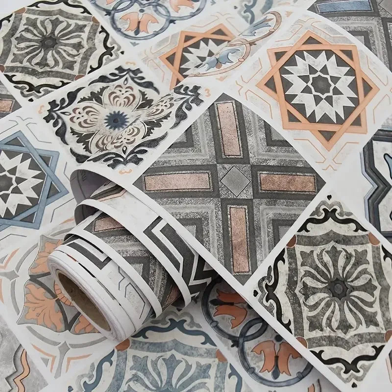 Additional view of Modern European Style Wallpaper | Home Decor by HomeDecorDecals.