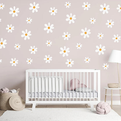 White Daisy Flower Wall Decal | Home Decor home decor design by HomeDecorDecals.