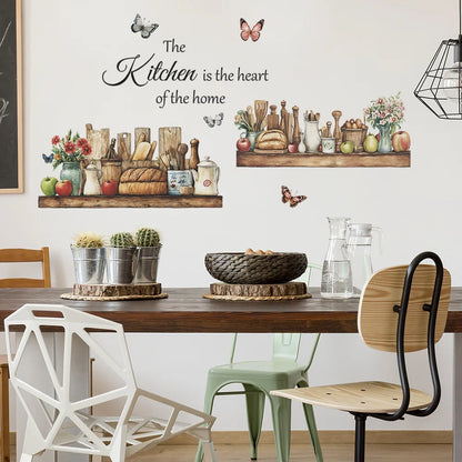 Self-adhesive Wall Stickers for Kitchenware, Bedroom, Living Room, Entrance Hall, Wardrobe, Dormitory and Home Decoration-HomeDecorDecals_com
