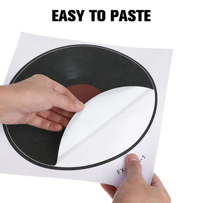 8Pcs Vinyl Record Wall Stickers Retro Decor Decals Artistic Home Cafe Bar Decoration Aesthetic records sticker-HomeDecorDecals_com
