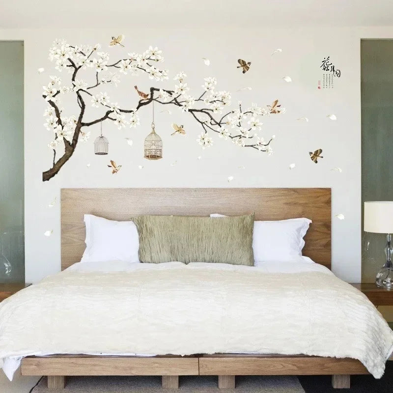 Big Size Tree and Birds Wall Decal | Home Decor design details by HomeDecorDecals.