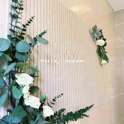 Large Bohemian Felt Wall Tiles | Home Decor decorative wall feature by HomeDecorDecals.
