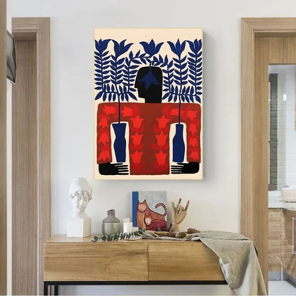 Ancient Egypt Abstract Anime Poster No Framed Kraft Club Bar Paper Vintage Poster Wall Art Painting Bedroom Study Stickers-HomeDecorDecals_com