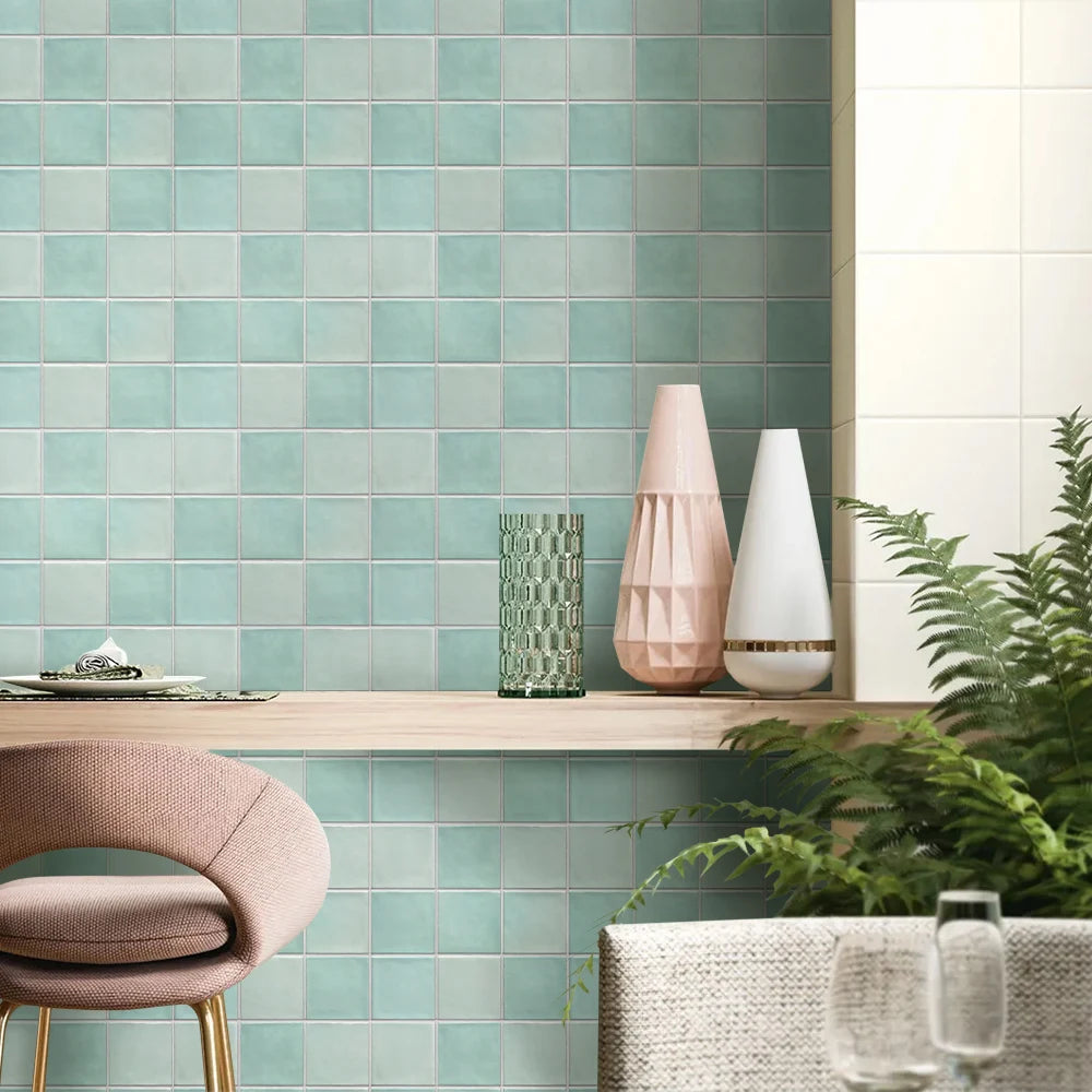 Waterproof 3D Matte Tile Vinyl Wall Decal | Room Decor home decor design by HomeDecorDecals.