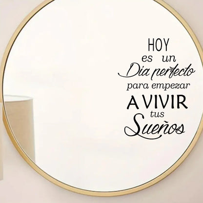 Mirror Effect Wall Decal | Home Decor design details by HomeDecorDecals.