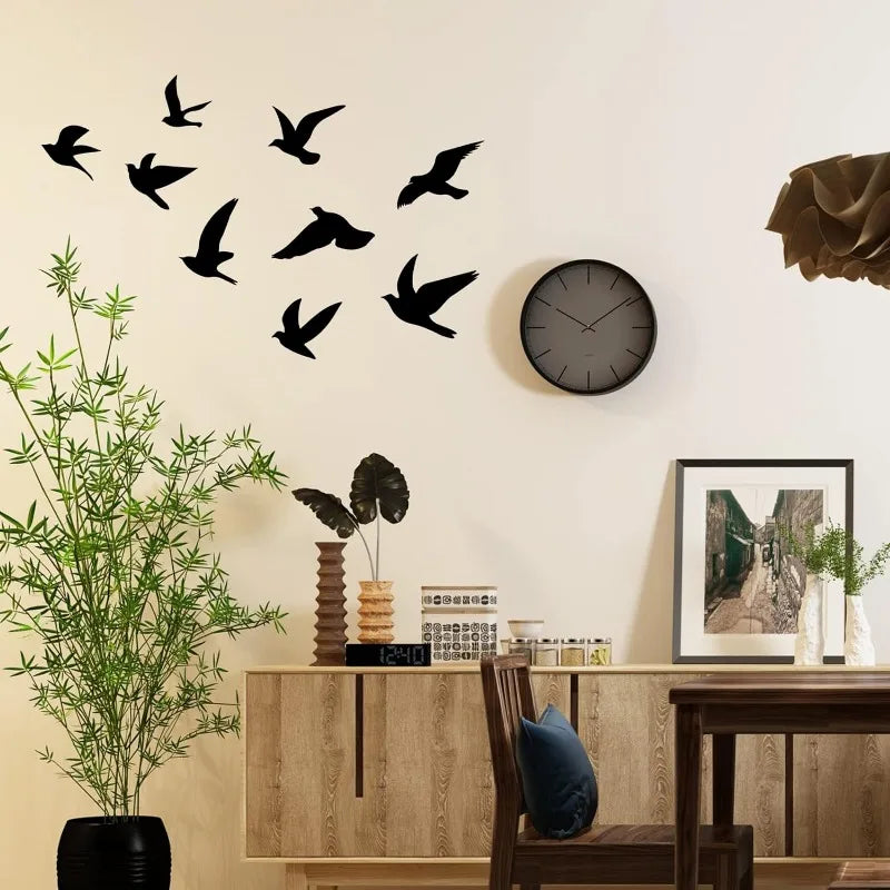 Black Flying Bird Wall Decal | Home Decor by HomeDecorDecals.