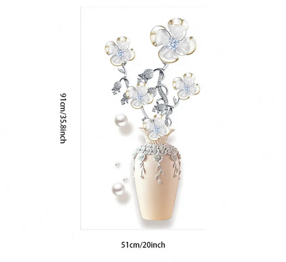 Additional view of Elegant Four-Leaf Clover Wall Decal | Home Decor by HomeDecorDecals.