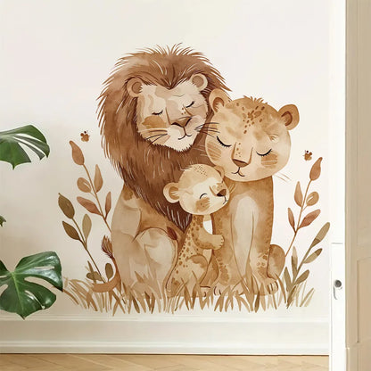 Lion Family Wall Decal | Home Decor by HomeDecorDecals.