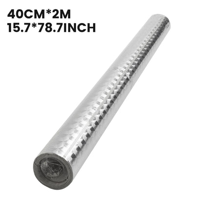 5/2/1M Modern Kitchen Oil-proof Self Adhesives Stickers High-temperature Aluminum Foil Gas Stove Cabinet Contact Sticke-HomeDecorDecals_com