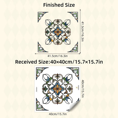 Additional view of Moroccan Style Geometric Patterns Wall Decal | Home Decor by HomeDecorDecals.