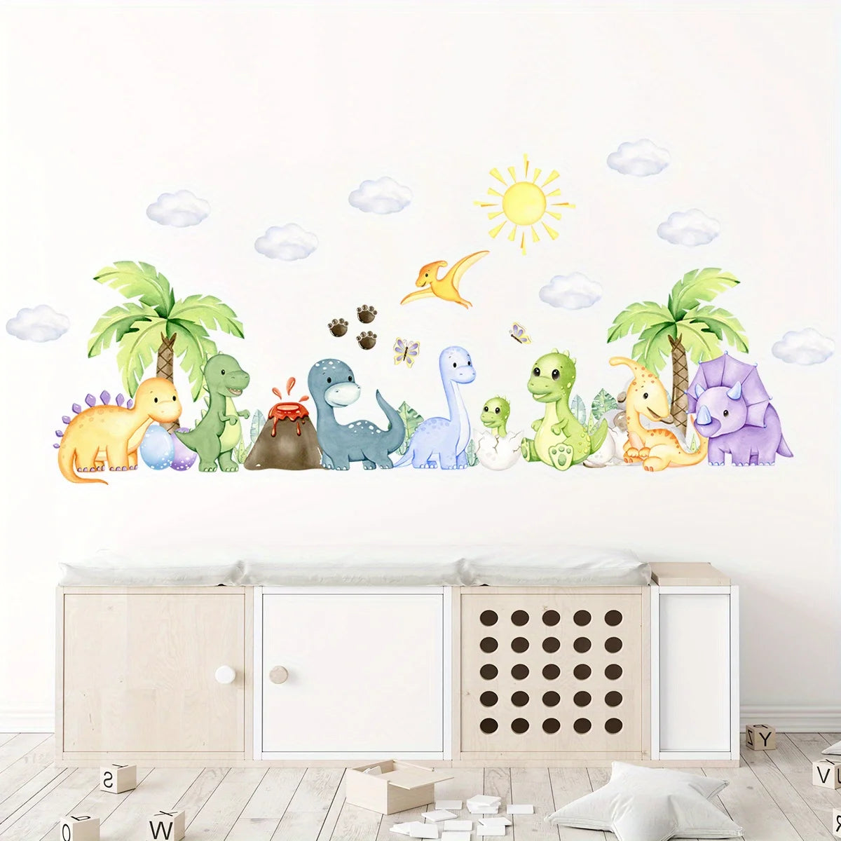 Cute Dinosaur Wall Sticker PVC Kids Room Decor-HomeDecorDecals_com
