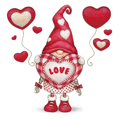 Cartoon Cute Love Elf Wall Sticker Kids Room Wall Art Windows Door Stickers for Bedroom Girls Boy Gift Home Decore Living Room-HomeDecorDecals_com