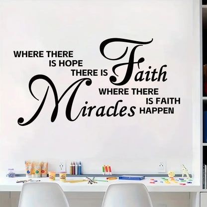 Close-up view of Positive Text Wall Decal | Home Decor by HomeDecorDecals.