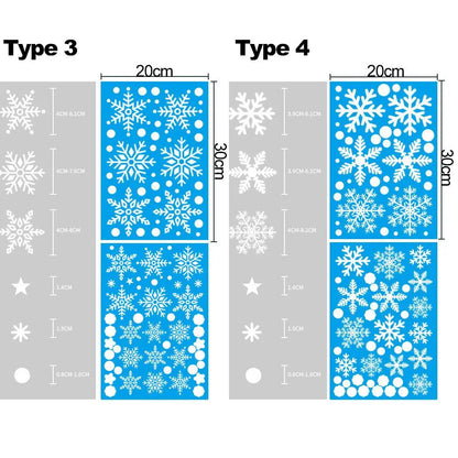 Christmas Snowflakes Wall Decal | Home Decor by HomeDecorDecals.