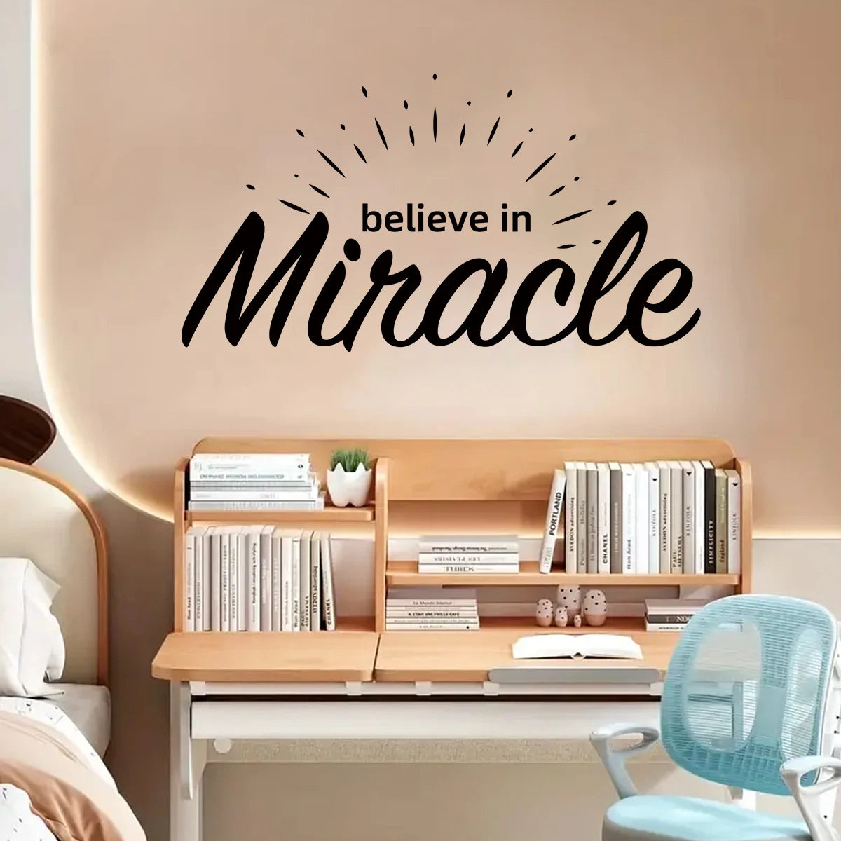 Inspirational Words English Text Wall Stickers for Kids Room Home Decor Accessories Living Room Background Decoration Wall Decal-HomeDecorDecals_com