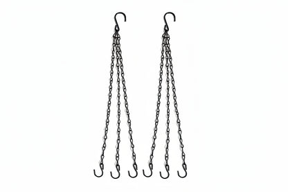 Hanging Basket Flower Pot Chain with 3 Hooks | Home Decor by HomeDecorDecals.