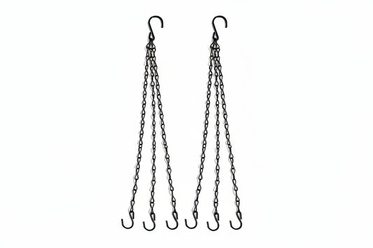 Hanging Basket Flower Pot Chain with 3 Hooks | Home Decor by HomeDecorDecals.
