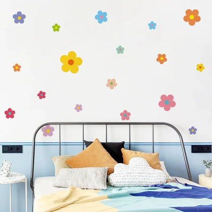 Colourful Flowers Wall Sticker | Kids Room Decor by HomeDecorDecals.