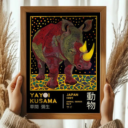 Pop Artist Yayoi K_Kusama Poster Decorative Wall Art Stickers Mural Photo Print for Home Living Room Hallway Decor-HomeDecorDecals_com