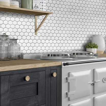 Large Hexagonal Wall Tiles | Home Decor home decor design by HomeDecorDecals.