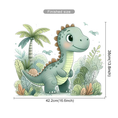 Cartoon Cute Dinosaur Wall Stickers for Children Room Boy Kids Room Living Room Nursery Background Decoration Wall Decals-HomeDecorDecals_com
