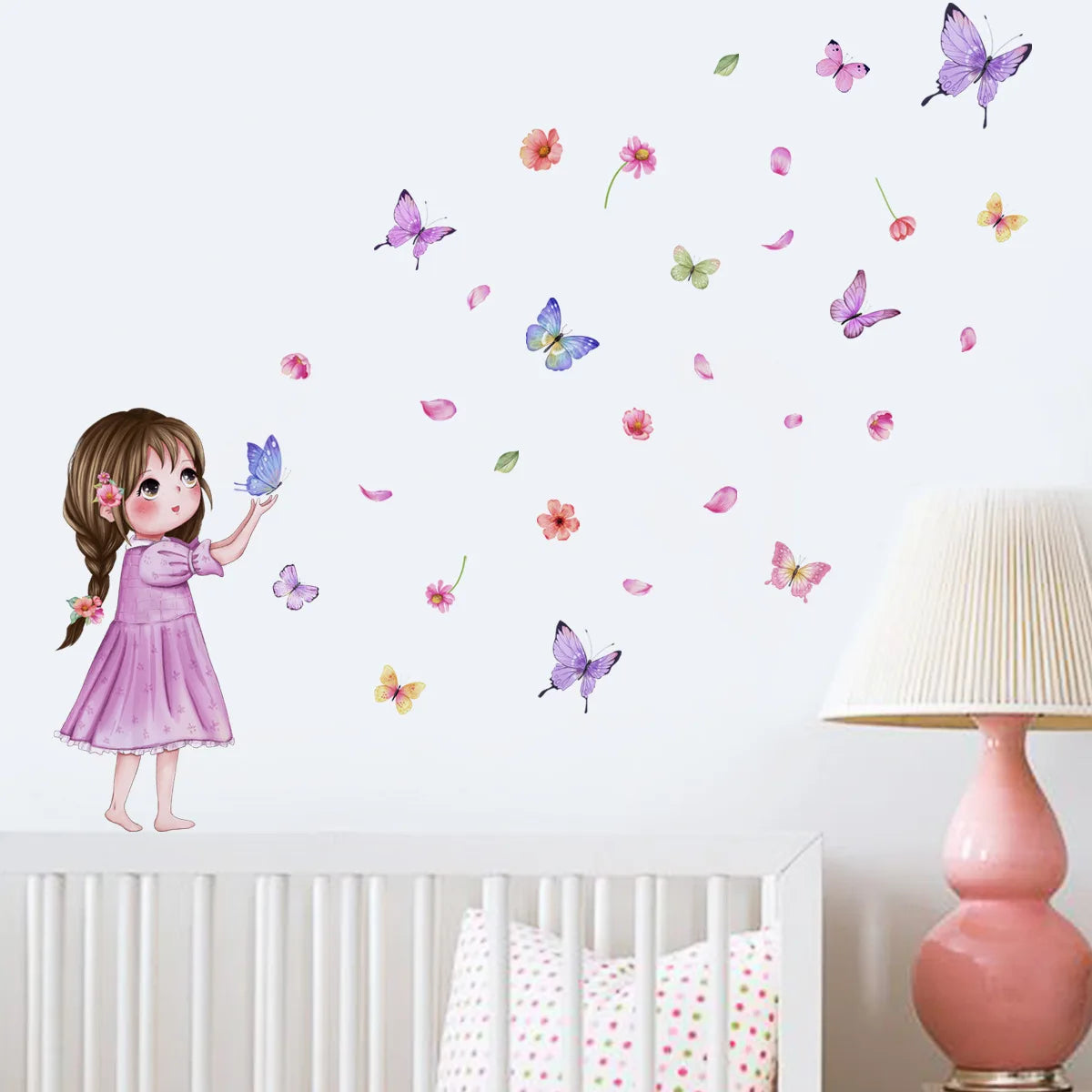 Creative cartoon Wall Stickers Home Wall Decor detachable Self-adhesive Kids Room Decoration Bedroom Background Wall Stickers-HomeDecorDecals_com