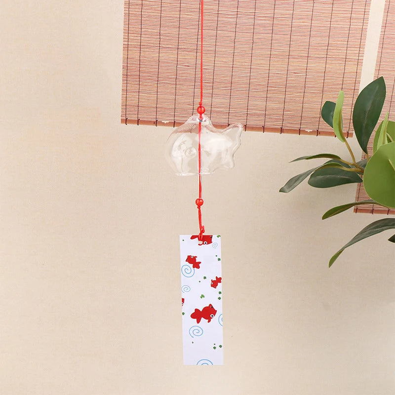 Stained Glass Wind Chimes Small Golden Fish Wind Chimes Can DIY Hand-painted Outdoor Hanging Ornaments Birthday Gift Crafts-HomeDecorDecals_com