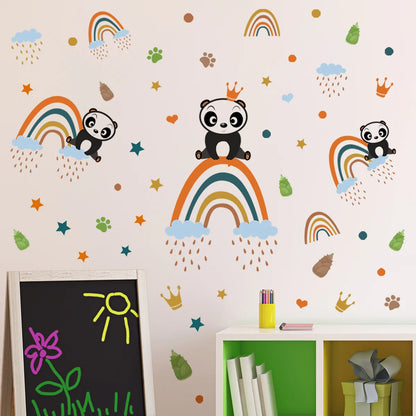 Creative cartoon Wall Stickers Home Wall Decor detachable Self-adhesive Kids Room Decoration Bedroom Background Wall Stickers-HomeDecorDecals_com