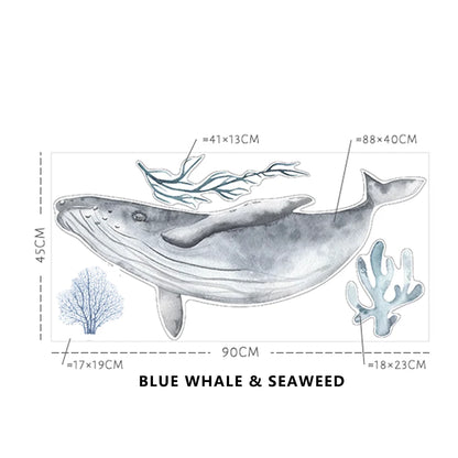 Underwater Sea Animals World Wall Decal | Home Decor decorative wall feature by HomeDecorDecals.