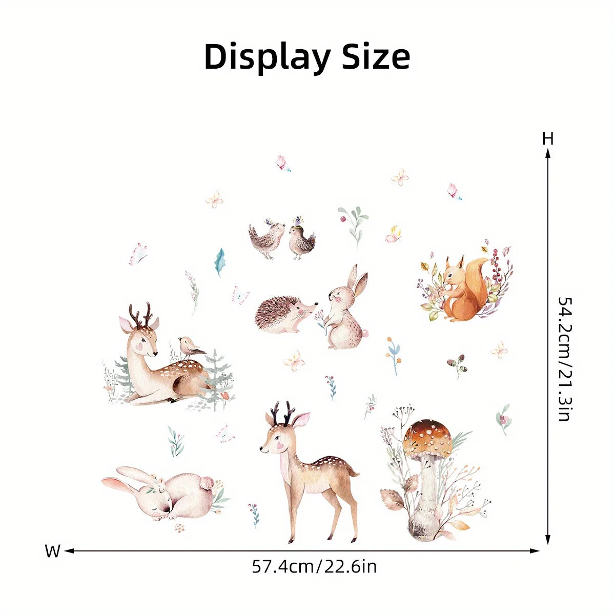 Colourful Cartoon Bunny Wall Sticker-HomeDecorDecals_com