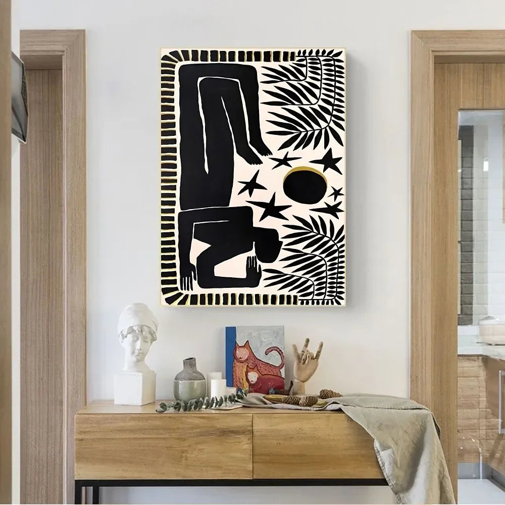 Ancient Egypt Abstract Anime Poster No Framed Kraft Club Bar Paper Vintage Poster Wall Art Painting Bedroom Study Stickers-HomeDecorDecals_com