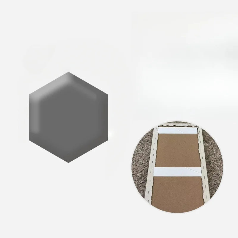 Detailed look at Anticollision Hexagonal Headboard Panel | Room Decor by HomeDecorDecals.