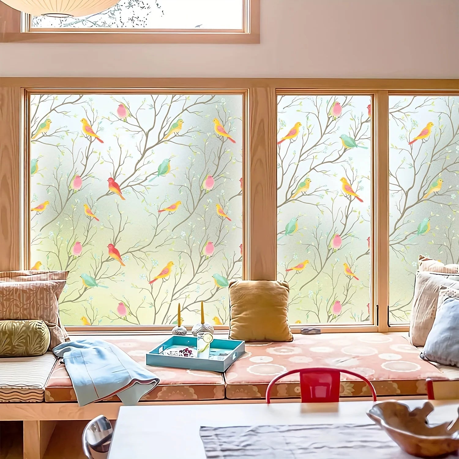 Cling Sun Blocking Window Film | Home Decor displayed in room decor by HomeDecorDecals.