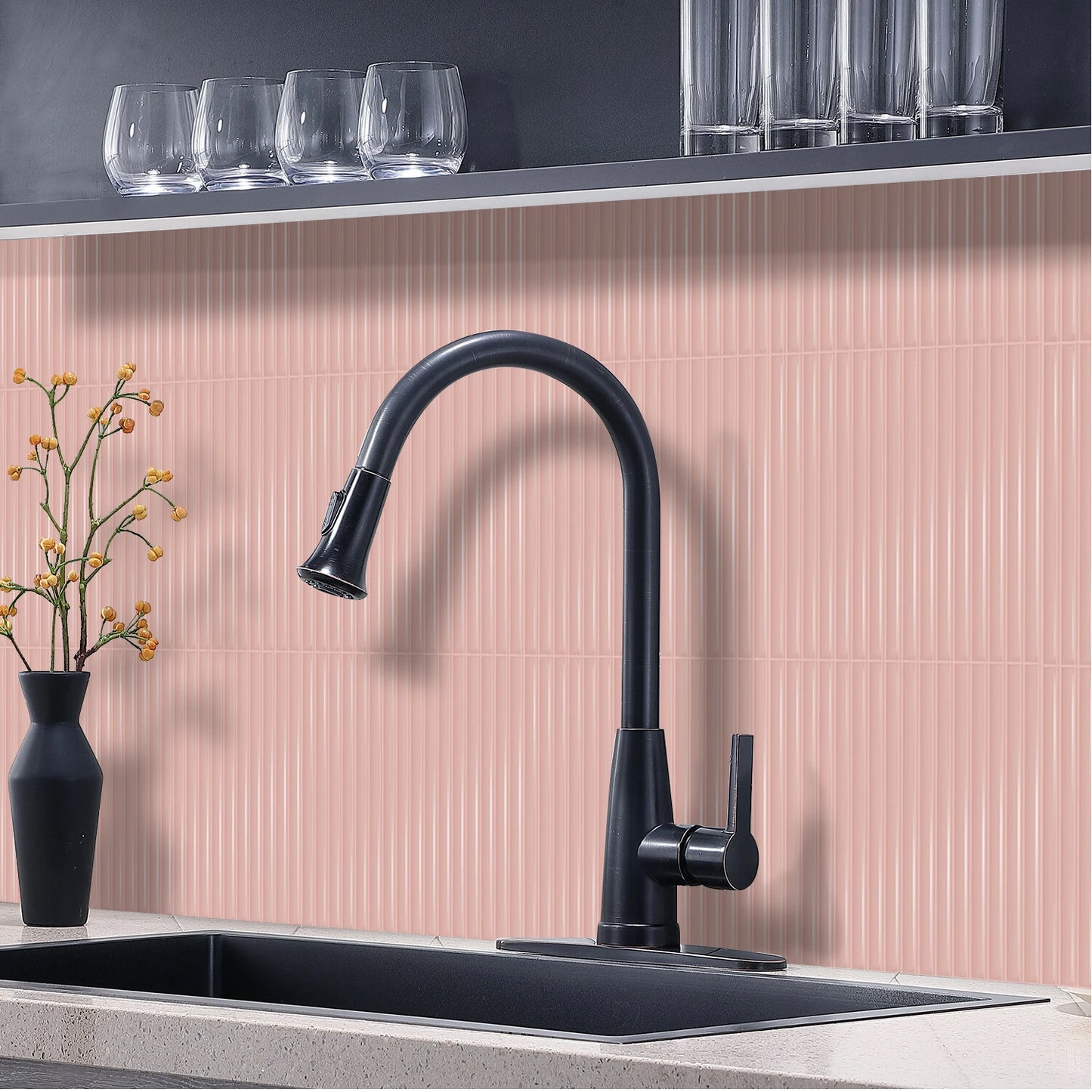 Waterproof Anti-Oil Kitchen Backsplash Tile Decal | Home Decor decorative wall feature by HomeDecorDecals.