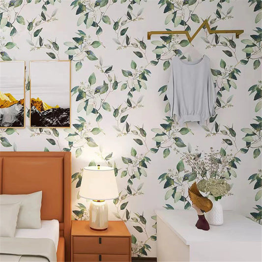 Green Leaf Peel and Stick Wall Decal | Home Decor removable peel and stick wall decal by HomeDecorDecals.