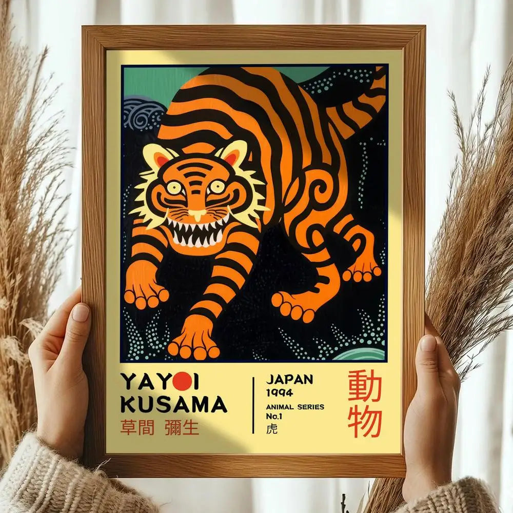 Pop Artist Yayoi K_Kusama Poster Decorative Wall Art Stickers Mural Photo Print for Home Living Room Hallway Decor-HomeDecorDecals_com