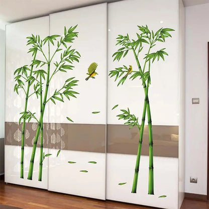 Green Bamboo Forest Depths Wall Decal | Home Decor by HomeDecorDecals.