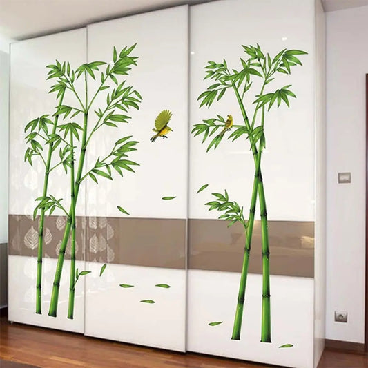 Green Bamboo Forest Depths Wall Decal | Home Decor by HomeDecorDecals.