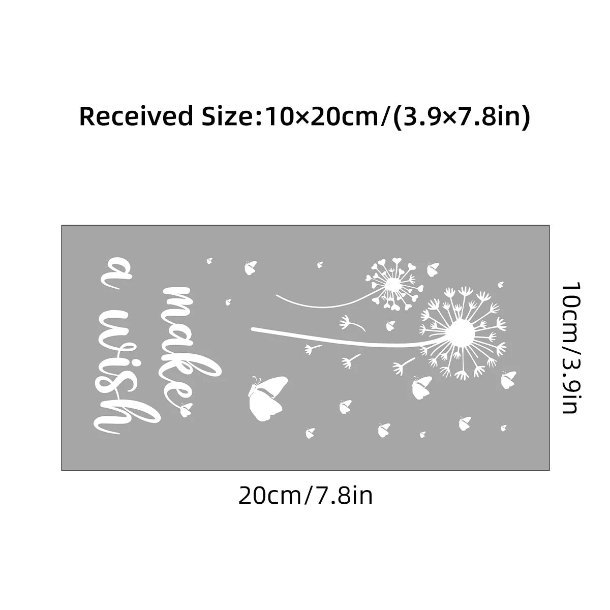 Additional view of Butterfly and Dandelion Pattern Wall Decal | Home Decor by HomeDecorDecals.