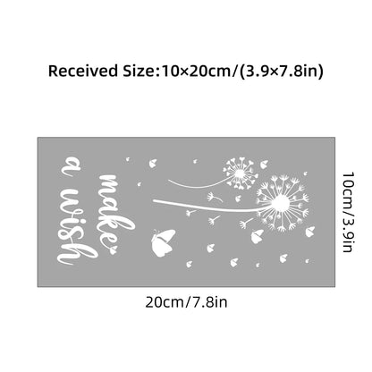 Additional view of Butterfly and Dandelion Pattern Wall Decal | Home Decor by HomeDecorDecals.