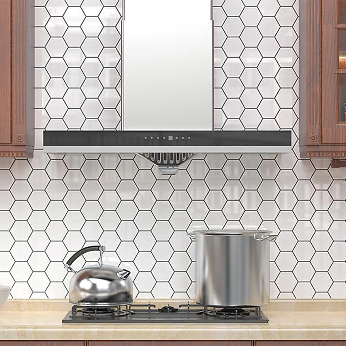 Large Hexagonal Wall Tiles | Home Decor decorative wall feature by HomeDecorDecals.